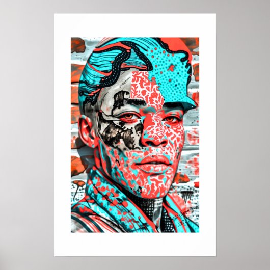 African Art Print ポスター (正面)