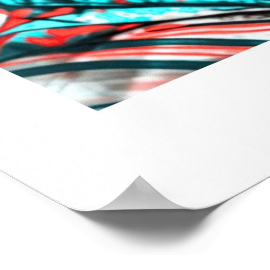 African Art Print ポスター (角)