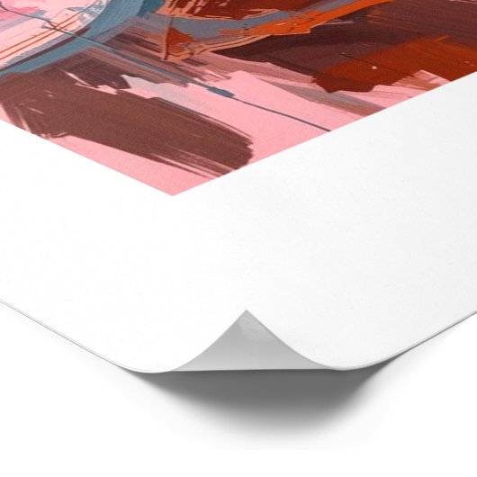 African Art Print ポスター (角)