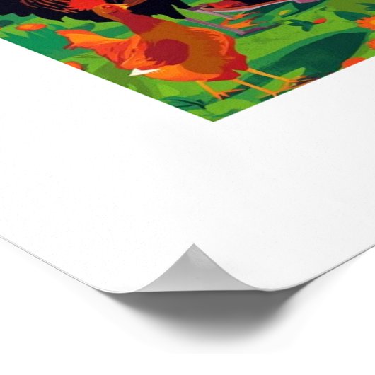 African Art Print ポスター (角)