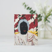 African Art Tapestry ポストカード (スタンド正面)