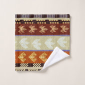 “African Artistry for Your Home” バスタオルセット (ウォッシュタオル)