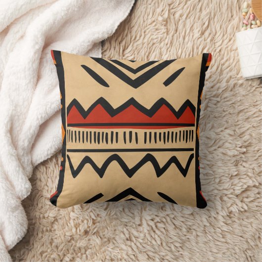 African background in warm colors クッション (ブランケット)