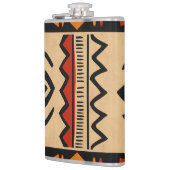 African background in warm colors フラスク (左)