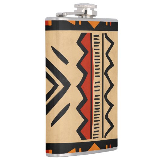 African background in warm colors フラスク (右)