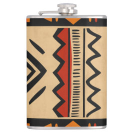 African background in warm colors フラスク