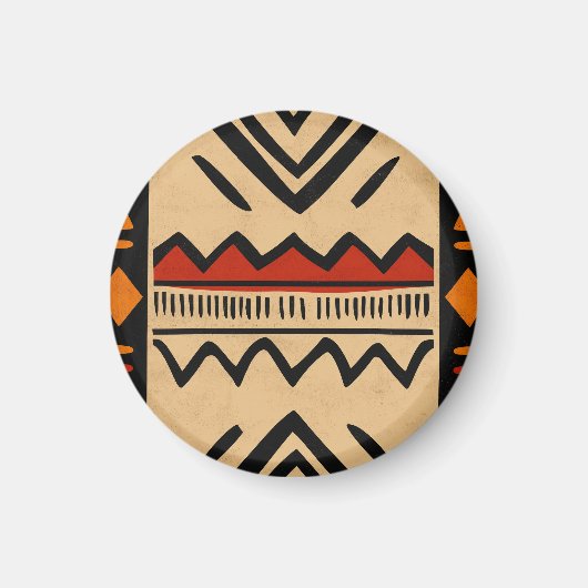 African background in warm colors マグネット (正面)