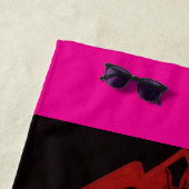 African Beastmaster Queen  ビーチタオル (インサイチュ)