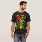 African Black Dabbing Bruh Seven History American  Tシャツ (正面フル)