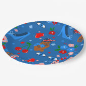 african black rosie the riveter rockabilly whimsy ペーパープレート (アングル)