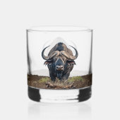 African buffalo ウイスキーグラス (裏面)