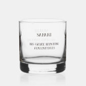 African buffalo ウイスキーグラス (左)