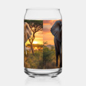 African Bull Elephant ガラス缶 (右)