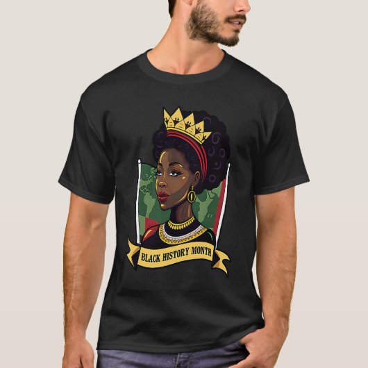 African Continent Black History  2 Tシャツ (正面)