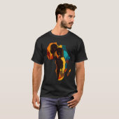 African Continent Black History  4 Tシャツ (正面フル)