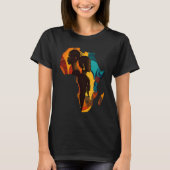 African Continent Black History  4 Tシャツ (正面)