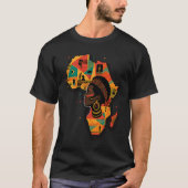 African Continent Black History Tシャツ (正面)