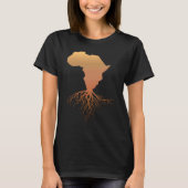 African Continent Roots African Pride Black Cultur Tシャツ (正面)