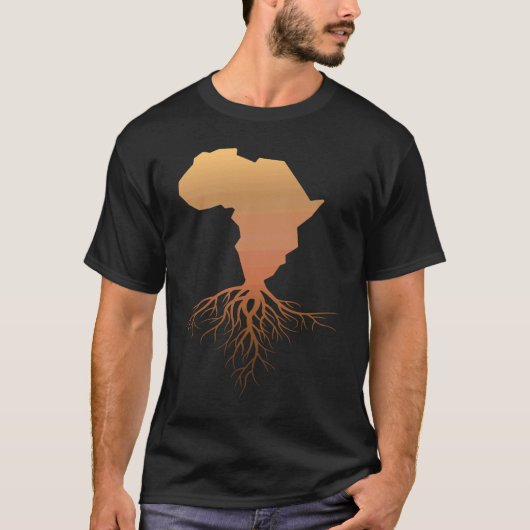 African Continent Roots African Pride Black Cultur Tシャツ (正面)