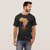 African Continent Roots African Pride Black Cultur Tシャツ (正面フル)