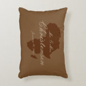 "African Continuity in Dark Brown" – 名前/日付[a] アクセントクッション (正面(垂直))