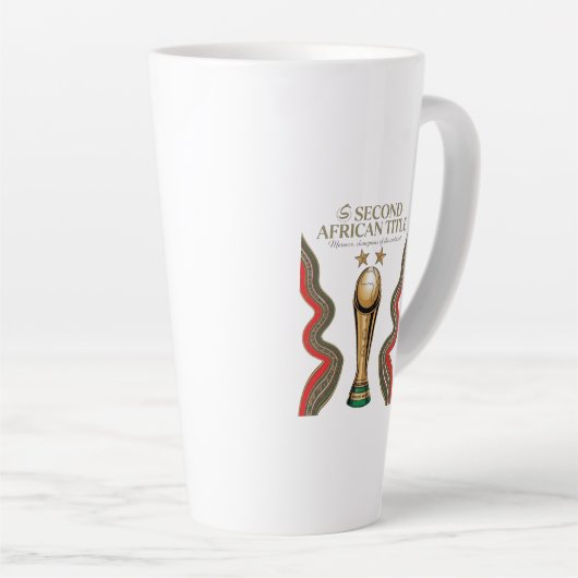 African Cup in Morocco カフェラテマグ (右アングル)