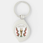 African Cup in Morocco キーホルダー (正面)