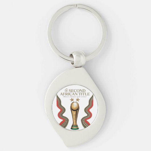 African Cup in Morocco キーホルダー (正面)