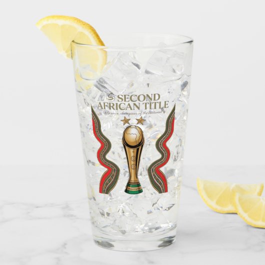 African Cup in Morocco タンブラーグラス (アイス正面)