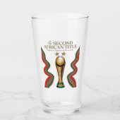 African Cup in Morocco タンブラーグラス (正面)