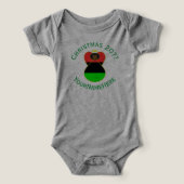 African Diaspora Angel Christmas Flag Personalized (デザイン正面)