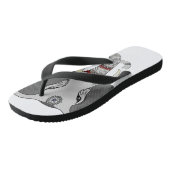 African-Elephant-Tribal ビーチサンダル (アングル)