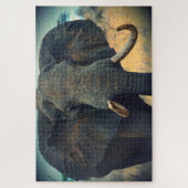 African Elephant Up Close ジグソーパズル (縦)