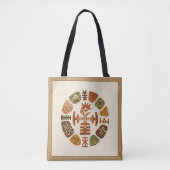 African Ethnic Motifs トートバッグ (正面)