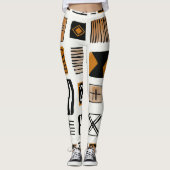 African Ethnic Print レギンス (正面)