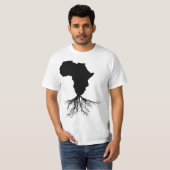 African Expat Pan African Continent Map Tシャツ (正面フル)