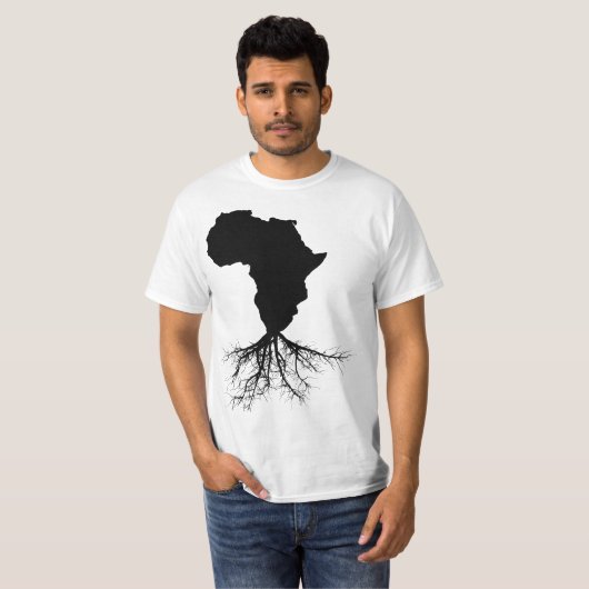 African Expat Pan African Continent Map Tシャツ (正面フル)