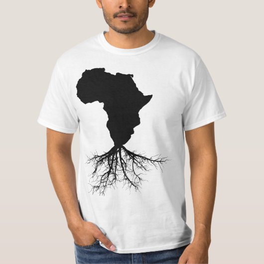 African Expat Pan African Continent Map Tシャツ (正面)