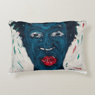African Face Pillow アクセントクッション