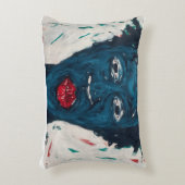 African Face Pillow アクセントクッション (正面(垂直))