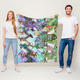 African Feast: Rhythms of Africa フリースブランケット