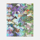 African Feast: Rhythms of Africa フリースブランケット (正面)