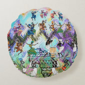 African Feast: Rhythms of Africa  ラウンドクッション (裏面)