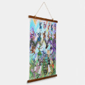 African Feast: Rhythms of Africa  吊り下げ型タペストリー (傾斜あり)