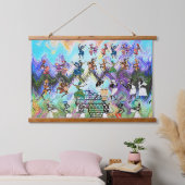 African Feast: Rhythms of Africa 吊り下げ型タペストリー (寝室)