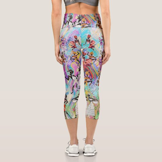 African Feast: Rhythms of Unity  カプリレギンス (裏面)