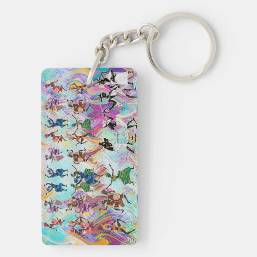 African Feast: Rhythms of Unity キーホルダー (裏面)