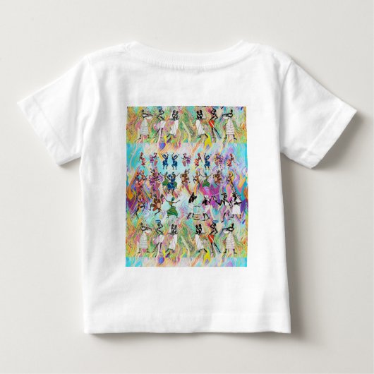 African Feast: Rhythms of Unity ベビーTシャツ (裏面)