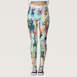 African Feast: Rhythms of Unity  レギンス