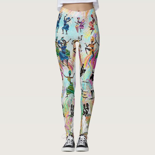 African Feast: Rhythms of Unity  レギンス (正面)